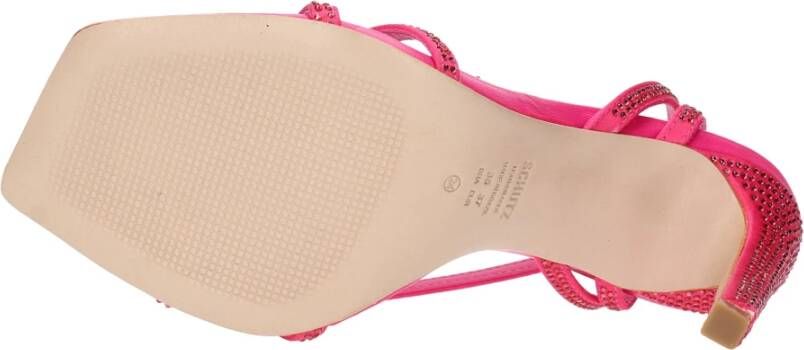 Schutz Sandalen Fuchsia Pink Dames