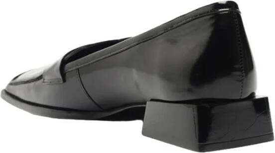 Schutz Vierkante Neus Loafers Black Dames