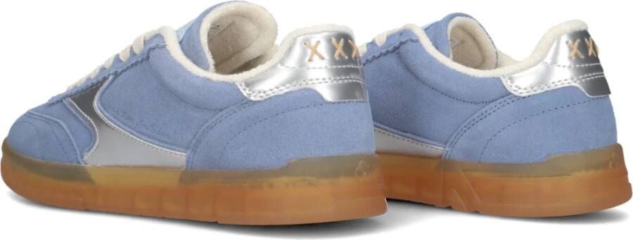 Scotch & Soda Blauwe Suède Lage Sneakers Nixie Blue Dames