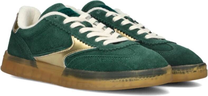 Scotch & Soda Groene Suède Lage Sneakers Green Dames