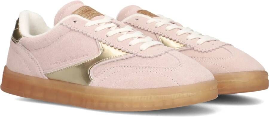 Scotch & Soda Roze Suède Lage Sneakers Nixie Pink Dames