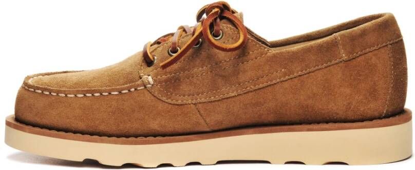 Sebago Beige Camel Askoofield Suède Schoenen Brown Heren