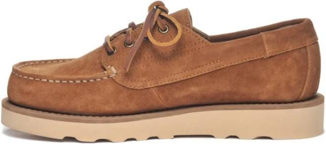 Sebago Beige Suède Askoofield Schoenen Beige Heren