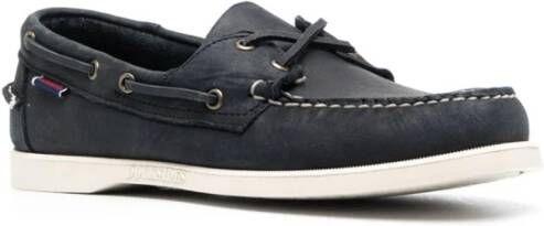 Sebago Blauwe Marine Loafers Crazy Stijl Blue Heren