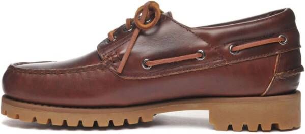 Sebago Bruin leren heren loafers Brown Heren