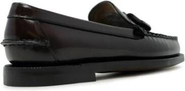 Sebago Bruine leren ballerina's Fw24 Brown Dames