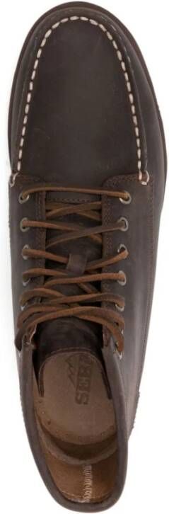 Sebago Bruine leren veterschoenen Brown Heren