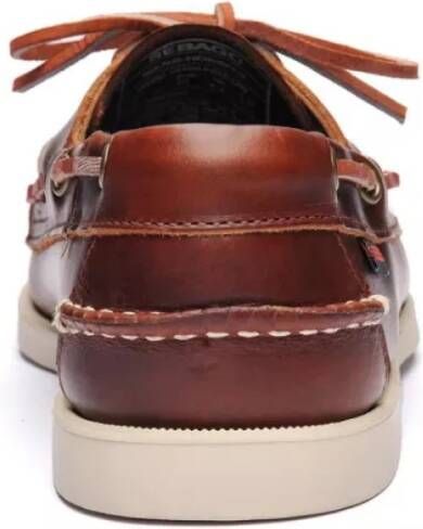 Sebago Bruine Platte Schoenen Brown Heren