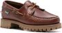 Sebago Bruine platte schoenen met logopatch Brown Dames - Thumbnail 2