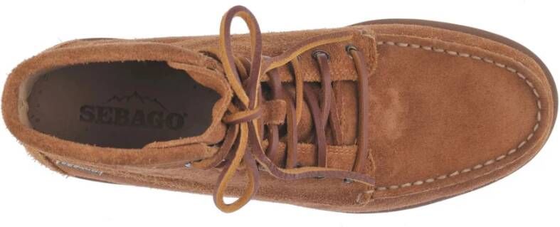 Sebago Bruine Suède Zig-Zag Laarzen Brown Heren