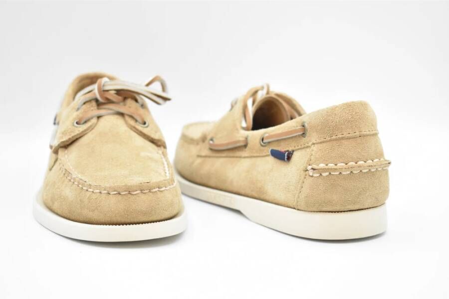 Sebago Bruine Veterschoenen voor Mannen Brown Heren