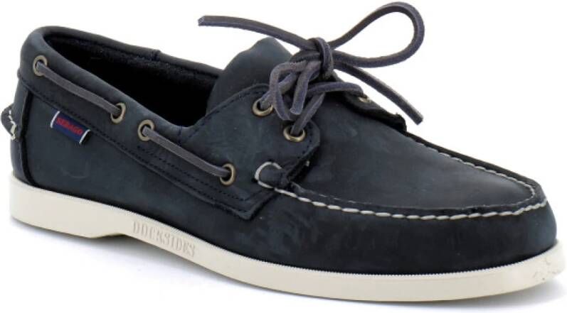 Sebago Business Shoes Blue Heren