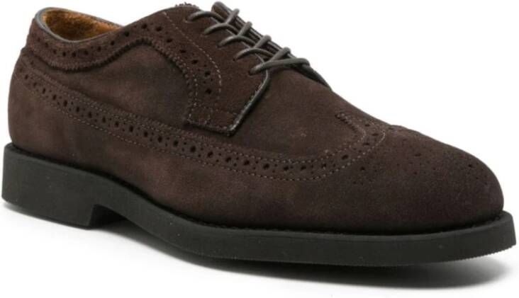 Sebago Canton Suede Brogue Schoenen Brown Heren