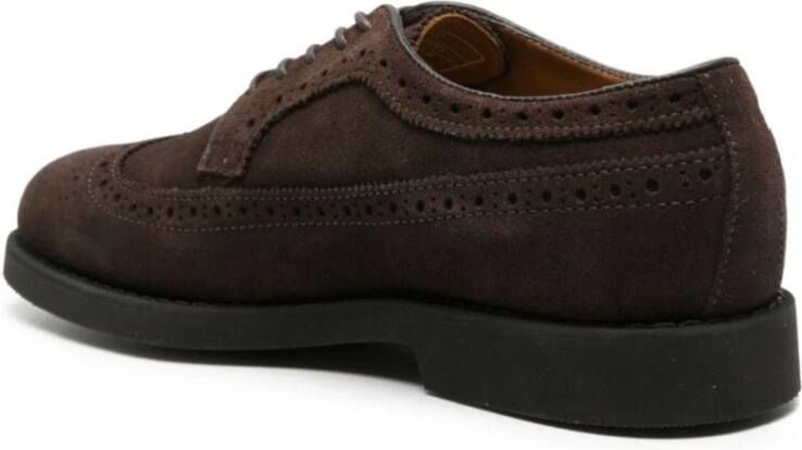 Sebago Canton Suede Brogue Schoenen Brown Heren