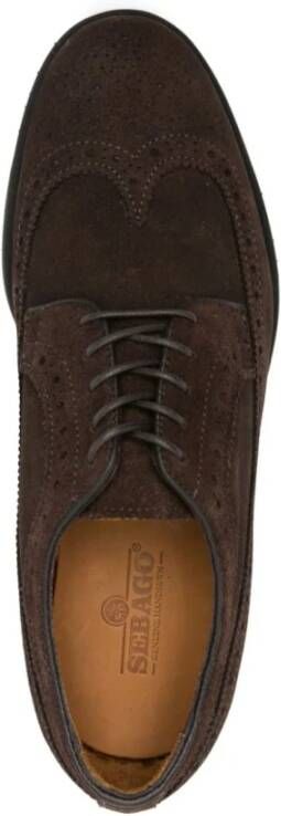 Sebago Canton Suede Brogue Schoenen Brown Heren