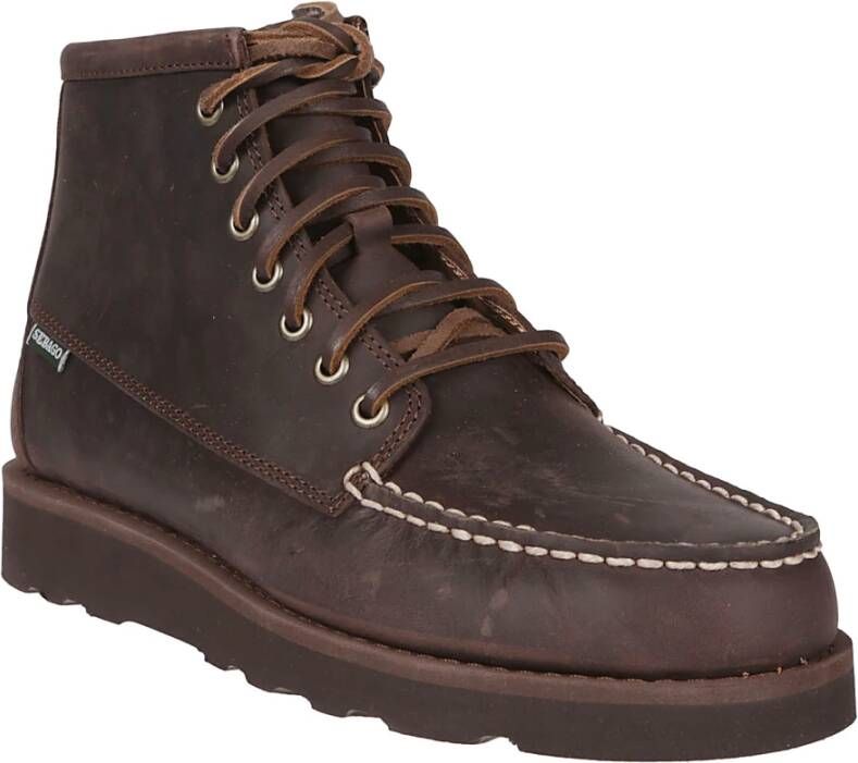 Sebago Crazy Horse Enkellaarzen Brown Heren