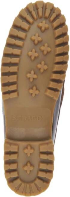 Sebago Dames Ranger Moc Soft Leren Mocassins Brown Dames