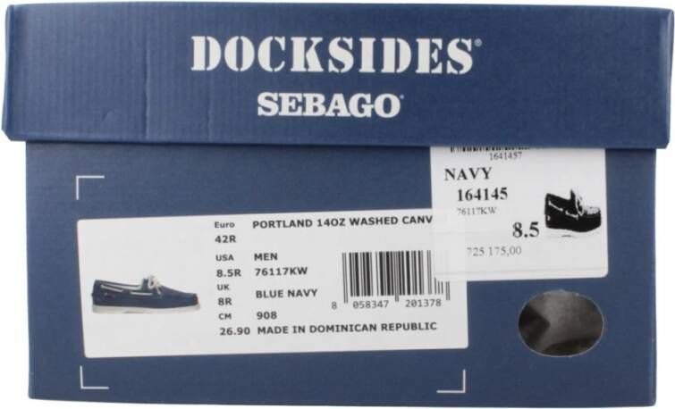 Sebago Dockside Portland Zeemansschoenen Blue Heren