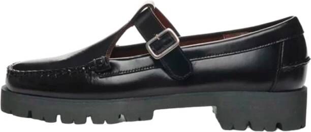 Sebago Georgina Penny Loafers Black Dames