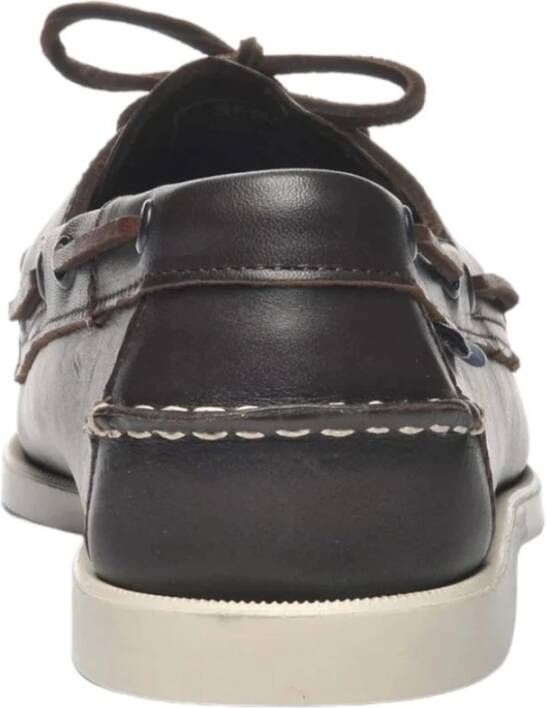 Sebago Heren Docksides Mocassins van Leer Brown Heren