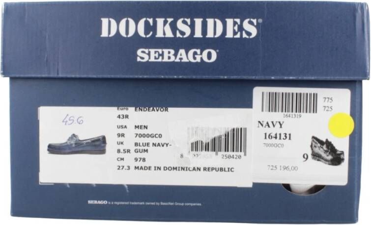 Sebago Klassieke bootschoenen voor heren Blue Heren