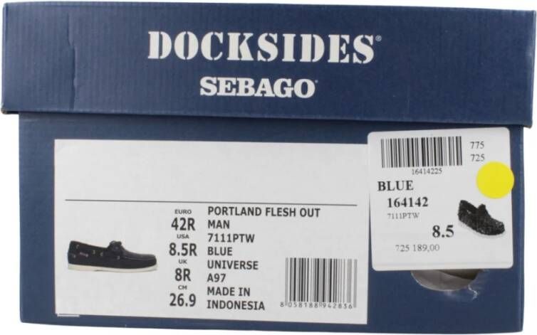 Sebago Klassieke Dockside Sailor Schoenen Blue Heren