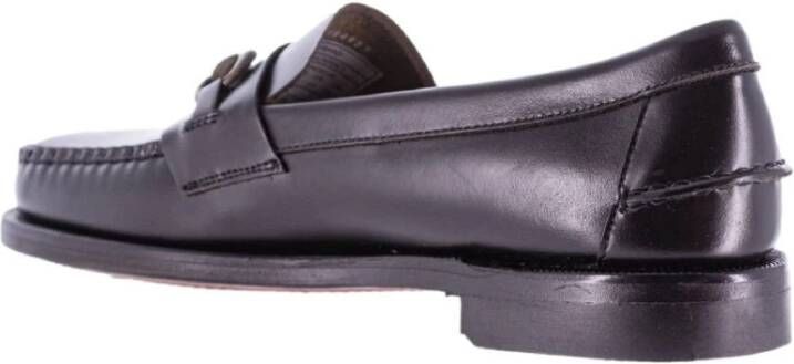 Sebago Klassieke Joe Leren Loafer Black Heren