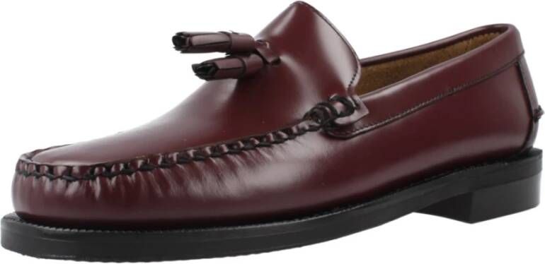 Sebago Klassieke Tassel Loafers Red Heren