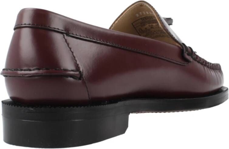 Sebago Klassieke Tassel Loafers Red Heren