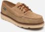 Sebago Handgemaakte suède mocassin met rubberen zool Brown Heren - Thumbnail 8