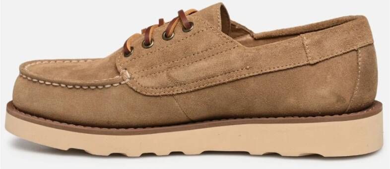 Sebago Licht Beige Suède Field Schoenen Beige Heren