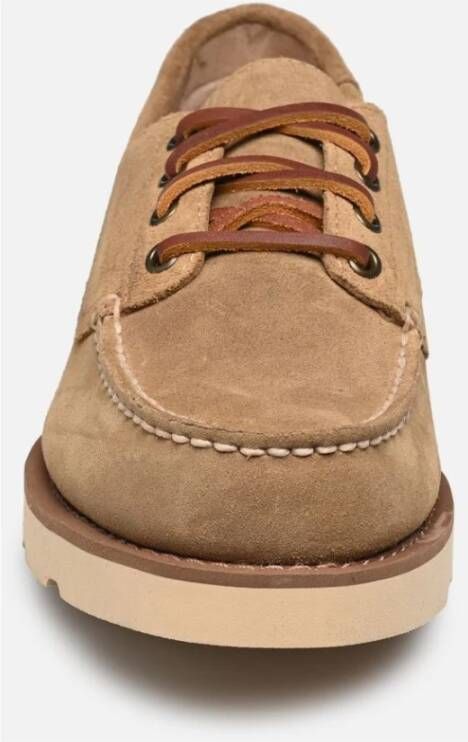 Sebago Licht Beige Suède Field Schoenen Beige Heren