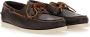 Sebago Donkerbruine Gestructureerde Loafer Brown - Thumbnail 13