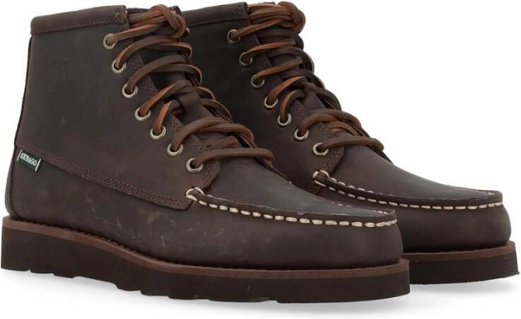 Sebago Mid Crazy Horse Leren Schoenen Brown Heren