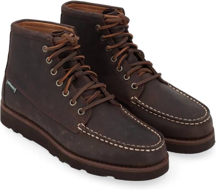 Sebago Mid Crazy Horse Leren Schoenen Brown Heren