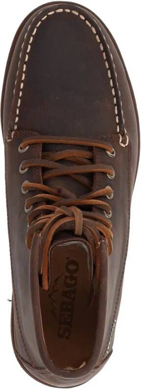 Sebago Mid Crazy Horse Leren Schoenen Brown Heren