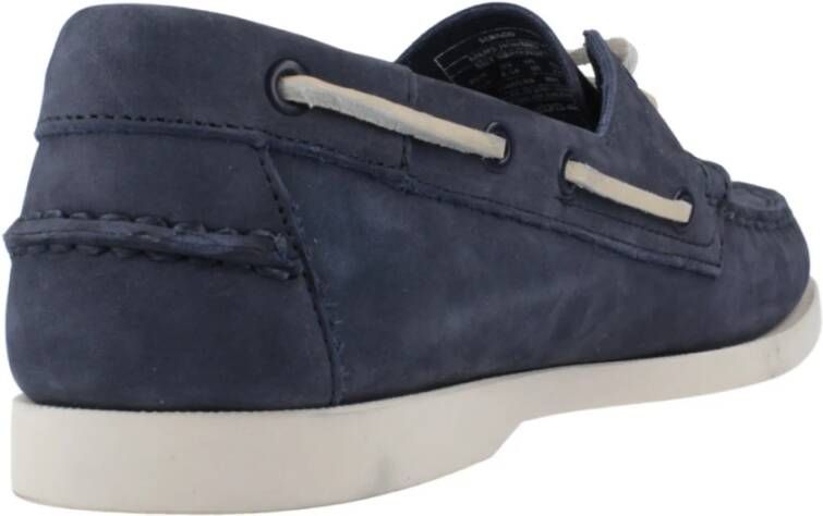 Sebago Nubuck Dockside Sailor Schoenen Blue Heren