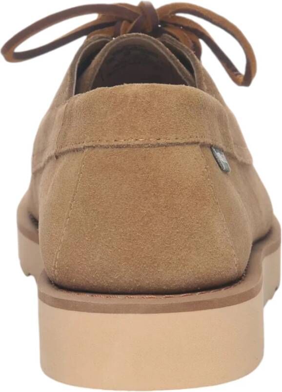 Sebago Platte Beige Suède Schoenen Beige Heren