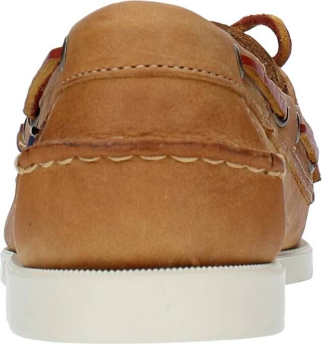 Sebago Platte schoenen Bruin Brown Heren