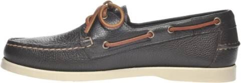 Sebago Platte Schoenen Portland Martellato Brown Heren