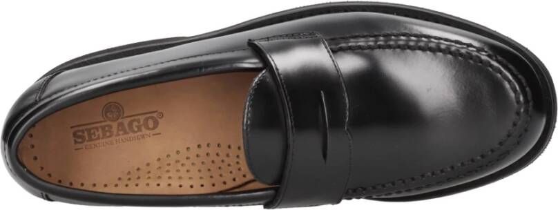 Sebago Platte schoenen Zwart Black Heren