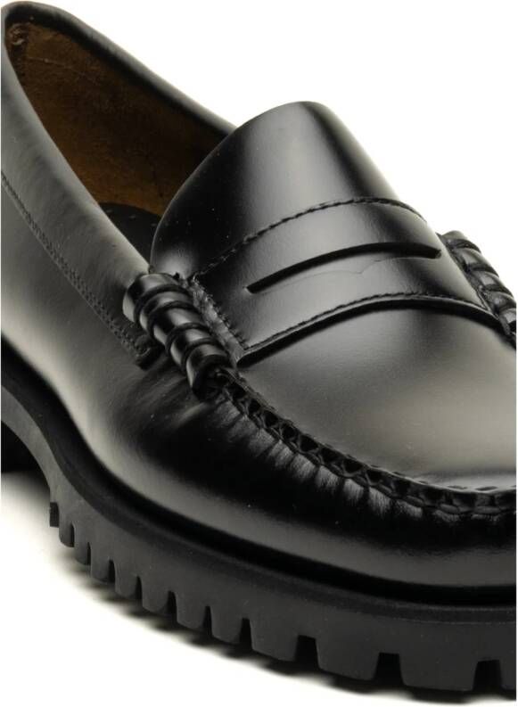 Sebago Platte Zwarte Schoenen DAN LUG Black Dames