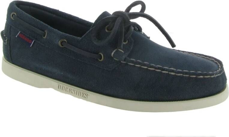 Sebago Portland Fleshout Bootschoenen Blue Heren