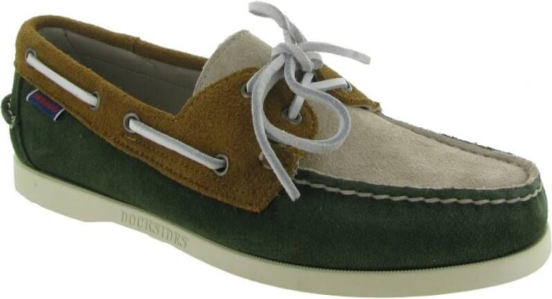 Sebago Portland Jib Docksides Schoenen Green Heren