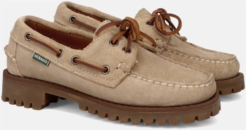 Sebago Ranger Beige Moc Bootschoenen Beige Dames