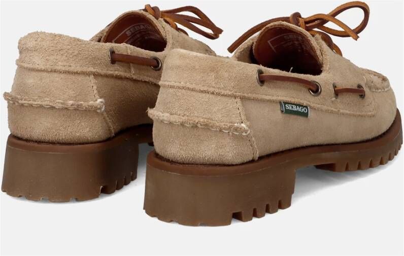 Sebago Ranger Beige Moc Bootschoenen Beige Dames