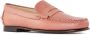 Sebago Roze Leren Penny Loafer Schoenen Pink Dames - Thumbnail 2