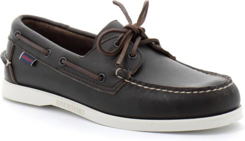 Sebago Sailor Shoes Black Heren