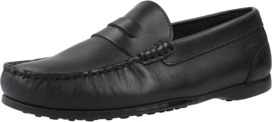 Sebago Stijlvolle Mocasin Loafers voor Mannen Black Heren