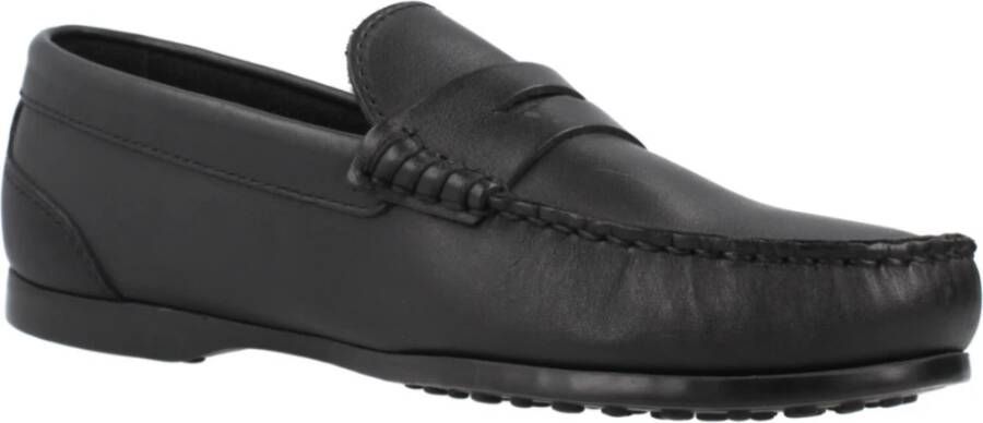 Sebago Stijlvolle Mocasin Loafers voor Mannen Black Heren